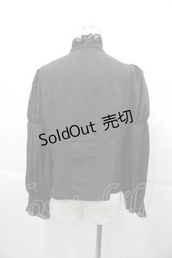 画像2: Eri Aino's Collection / シャーロットの水曜日ブラウス M 黒 I-25-11-04-002-LO-BL-SA-ZI