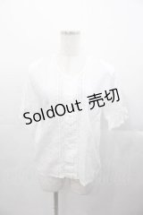 PINK HOUSE / ホルターリボン付き半袖ブラウス  ホワイト I-25-11-04-022-LO-BL-SA-ZI