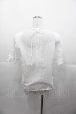 画像2: PINK HOUSE / ホルターリボン付き半袖ブラウス  ホワイト I-25-11-04-022-LO-BL-SA-ZI