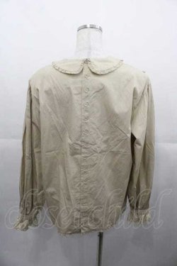 画像2: PINK HOUSE / レースヨーク&フリル襟長袖ブラウス  ベージュ I-25-11-04-023-LO-BL-SA-ZI