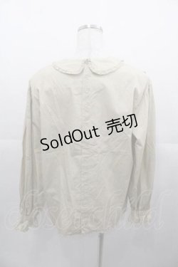 画像2: PINK HOUSE / レースヨーク&フリル襟長袖ブラウス  ベージュ I-25-11-04-023-LO-BL-SA-ZI