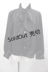 Virally / リボンタイブラウス M 黒 I-25-11-04-003-LO-BL-SA-ZI