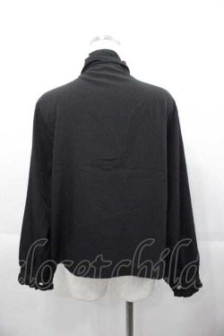 画像2: Virally / リボンタイブラウス M 黒 I-25-11-04-003-LO-BL-SA-ZI