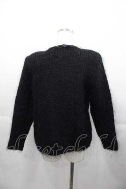 画像2: INGEBORG / パールボタンニットカーディガン  黒 I-25-11-04-035-LO-TO-SA-ZI