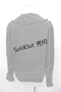 画像2: m petit by misako / AM マルエリフリルブラウス M 黒 I-25-11-04-004-LO-BL-SA-ZI