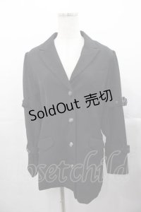 axes femme POETIQUE / ボンテージデザインジャケット M 黒 I-25-11-04-039-AX-JA-SA-ZI