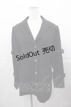 画像1: axes femme POETIQUE / ボンテージデザインジャケット M 黒 I-25-11-04-039-AX-JA-SA-ZI