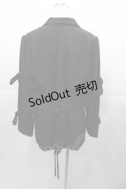 画像2: axes femme POETIQUE / ボンテージデザインジャケット M 黒 I-25-11-04-039-AX-JA-SA-ZI