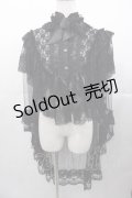 MR corset / レースチュールケープ  黒 I-25-11-04-041-PU-JA-SA-ZI