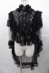 画像1: MR corset / レースチュールケープ  黒 I-25-11-04-041-PU-JA-SA-ZI (1)