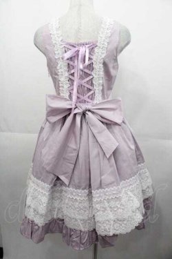 画像2: BABY,THE STARS SHINE BRIGHT / レースフリルジャンパースカート  ラベンダー I-25-11-04-044-BA-OP-SA-ZI