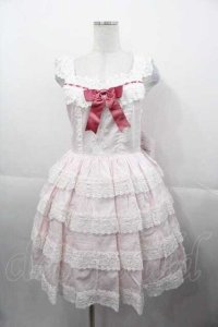 BABY,THE STARS SHINE BRIGHT / エリザベスジャンパースカート  ピンク I-25-11-04-045-BA-OP-SA-ZI