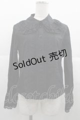 BABY,THE STARS SHINE BRIGHT / 袖ピンタックブラウス(2重衿ver.)  黒 I-25-11-07-001-BA-BL-SA-ZI