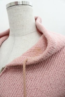 画像3: PINK HOUSE / さんたくまさんワッペンフードニット  ピンク I-25-11-07-039-LO-TO-SA-ZI