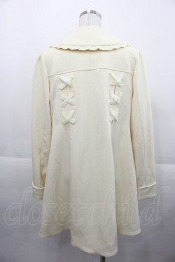 画像2: mille fille closet by LODISPOTTO / フリル襟コート M アイボリー I-25-11-07-040-LO-CO-SA-ZI