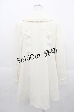 画像2: mille fille closet by LODISPOTTO / フリル襟コート M アイボリー I-25-11-07-040-LO-CO-SA-ZI