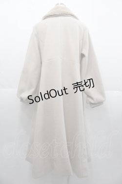 画像2: m petit by misako / AM*リボンコート L アイボリー I-25-11-07-045-LO-CO-SA-ZI