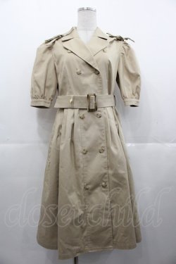 画像1: MILK / トレンチDress  トレンチベージュ I-25-11-07-047-ML-CO-SA-ZI