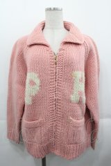 PINK HOUSE / 帽子&マフラークマ柄ニットカウチン  ピンク I-25-11-07-048-LO-JA-SA-ZI