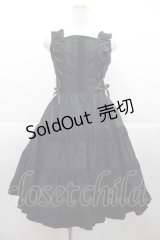 BABY,THE STARS SHINE BRIGHT / ミルフィーユジャンパースカート  黒 I-25-11-07-052-BA-OP-SA-ZI