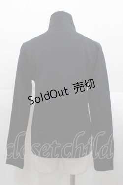 画像2: Jane Marple Dans Le Salon / フロントレースハイネックブルゾン  黒 I-25-11-07-005-JM-JA-SA-ZI