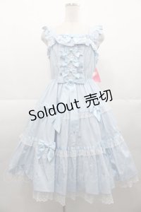 Angelic Pretty / マーガレットドールジャンパースカート  サックス I-25-11-07-056-AP-OP-SA-ZI