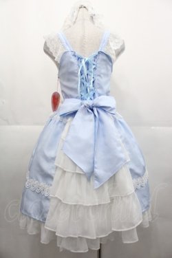 画像2: BABY,THE STARS SHINE BRIGHT / ミカエルの祝福ジャンパースカート+ヘッドドレスセット  サックス I-25-11-07-057-BA-OP-SA-ZI