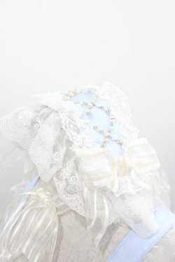 画像3: BABY,THE STARS SHINE BRIGHT / ミカエルの祝福ジャンパースカート+ヘッドドレスセット  サックス I-25-11-07-057-BA-OP-SA-ZI