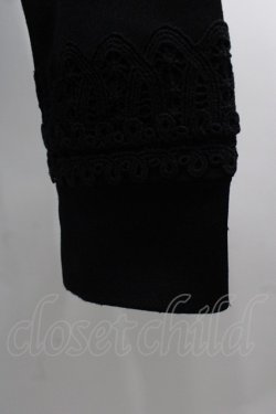 画像3: Jane Marple Dans Le Salon / フロントレースハイネックブルゾン  黒 I-25-11-07-005-JM-JA-SA-ZI