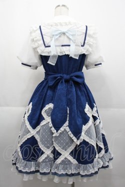 画像2: Hoshibako Works / 東方Project x HoshibakoWorks チルノ パフスリーブワンピース  青Ｘ白 I-25-11-07-059-LO-OP-SA-ZI