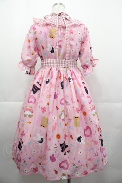 画像2: axes femme kawaii / ハッピーバカンス柄ワンピース  ピンク I-25-11-07-060-AX-OP-SA-ZI