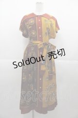 Jane Marple Dans Le Salon / Hansom cabsワンピース  イエロー I-25-11-07-062-JM-OP-SA-ZI