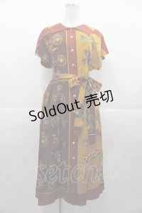 Jane Marple Dans Le Salon / Hansom cabsワンピース  イエロー I-25-11-07-062-JM-OP-SA-ZI