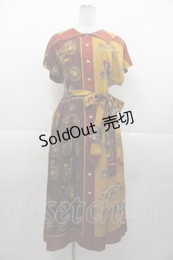 画像1: Jane Marple Dans Le Salon / Hansom cabsワンピース  イエロー I-25-11-07-062-JM-OP-SA-ZI