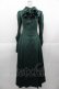 画像1: ATELIER PIERROT / “Narcissus” ロングワンピース  グリーン I-25-11-07-066-EL-OP-SA-ZI (1)