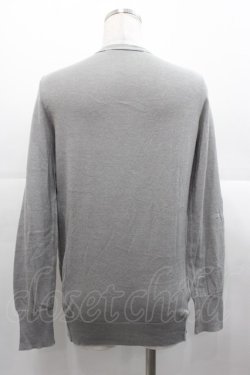 画像2: Jane Marple Dans Le Salon / サイドリボンポケットニットカーディガン  グレー I-25-11-07-006-JM-TO-SA-ZI