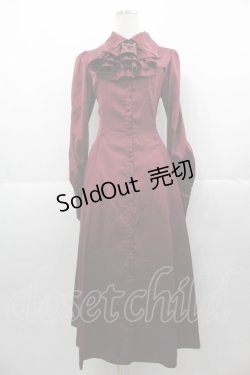 画像1: ATELIER PIERROT / “Narcissus” ロングワンピース  ボルドー I-25-11-07-067-EL-OP-SA-ZI