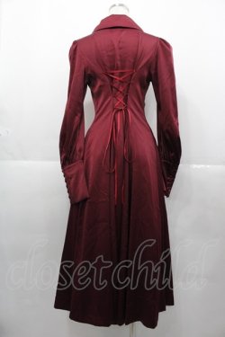 画像2: ATELIER PIERROT / “Narcissus” ロングワンピース  ボルドー I-25-11-07-067-EL-OP-SA-ZI