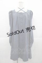 Sheglit / クロスリボンフレアーワンピース  ダブルブルー I-25-11-07-068-EL-OP-SA-ZI