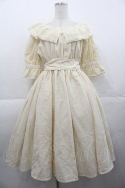 画像1: Sheglit / フラワーブーケのレースワンピース  生成り I-25-11-07-070-EL-OP-SA-ZI