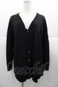 Jane Marple Dans Le Salon / 無地カーディガン  黒 I-25-11-07-007-JM-TO-SA-ZI