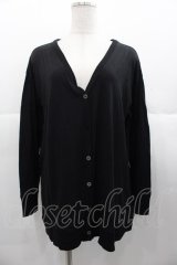 Jane Marple Dans Le Salon / 無地カーディガン  黒 I-25-11-07-007-JM-TO-SA-ZI