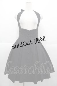 Sheglit / ハイウエストサス付きスカート  黒 I-25-11-07-087-EL-SK-SA-ZI