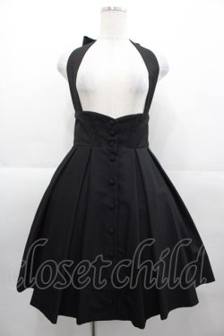 画像1: Sheglit / ハイウエストサス付きスカート  黒 I-25-11-07-087-EL-SK-SA-ZI