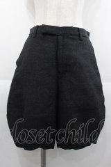 Jane Marple Dans Le Salon / ハーフパンツ  黒 I-25-11-07-091-JM-PA-SA-ZI