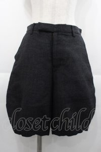 Jane Marple Dans Le Salon / ハーフパンツ  黒 I-25-11-07-091-JM-PA-SA-ZI