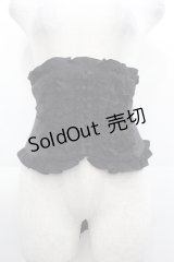 Sheglit / フリルリボンコルセット  黒 I-25-11-07-093-EL-ZA-SA-ZI