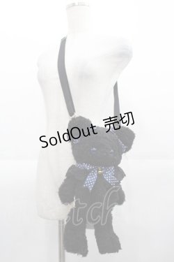 画像1: BABY,THE STARS SHINE BRIGHT / ねこくみゃポシェット  黒Ｘ青 I-25-11-07-094-BA-BG-SA-ZI