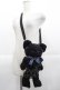 画像1: BABY,THE STARS SHINE BRIGHT / ねこくみゃポシェット  黒Ｘ青 I-25-11-07-094-BA-BG-SA-ZI (1)