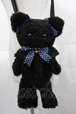 画像2: BABY,THE STARS SHINE BRIGHT / ねこくみゃポシェット  黒Ｘ青 I-25-11-07-094-BA-BG-SA-ZI